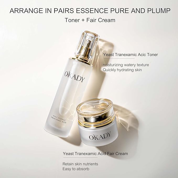 O’KADY Face Skincare Sets Anti Aging Beauty Products Skin Care 6-piece For Women Skincare Kits With Cleanser,Toner,Serum,Eye Cream,Lotion,Facial Cream,Primer Cream Travel Kit For Wife Mom-BrightBean Baby