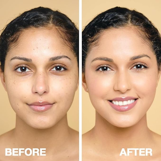 Palladio Full-Coverage Color Correction CC Cream, Oil-Free with Peptides & Vitamin C, Best for Correcting Redness and Uneven Skin Tone, Buildable Foundation Coverage (Med 30N)-BrightBean Baby