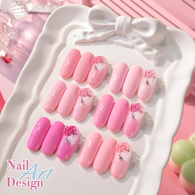 Double Rhythm 6 Pcs 15 ML Gel Polish Set Same Color Same Bottle Soak Off Gel Polish Kit Nail Art Manicure Salon DIY at Home for Women (Neutral Skin Pink Nude Beige -T6-53)-BrightBean Baby