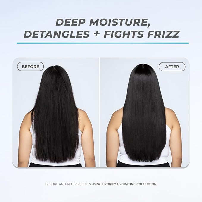 XMONDO Hydrify Ultra Hydrating Mask - Deep Conditioning Treatment for Dry, Damaged Hair, Intense Moisture with Hyaluronic Acid, Shea Butter, and Our Signature 6 Oil Blend 7.95 fl. oz.,-BrightBean Baby