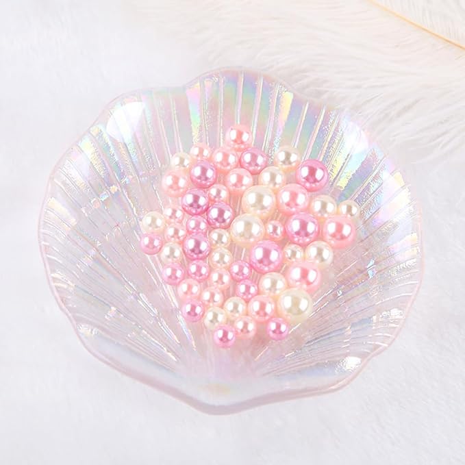 NOLITOY Colorful Nail Art Palette,Shell Nail Art Display Stand for Nail Displays,Nail Art Painting Palette Nail Gel Color Makeup Display Board-BrightBean Baby