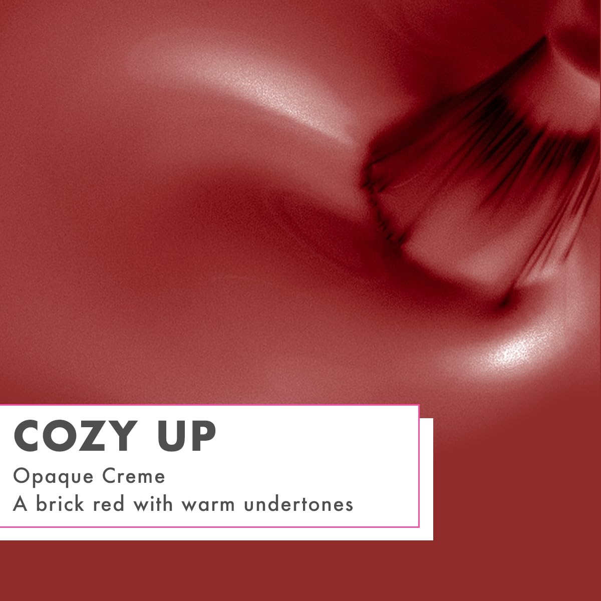 Olive & June Long Lasting Nail Polish | Plump Gel-Like Finish No Lamp Needed | Lasts up to 10 days | Salon-Quality Color at Home | 15-Free, Vegan & Cruelty-Free Chip-Resistant | Cozy Up | Brick Red-BrightBean Baby