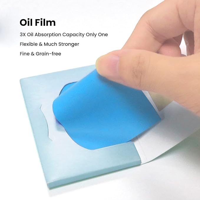 ROSELYNBOUTIQUE Oil Blotting Sheets for Face - Organic Premium Flexible Silky Blotting Sheets Instant Oil-Absorbing Remove Excess Oil & Shine Oil Control Films (50)-BrightBean Baby