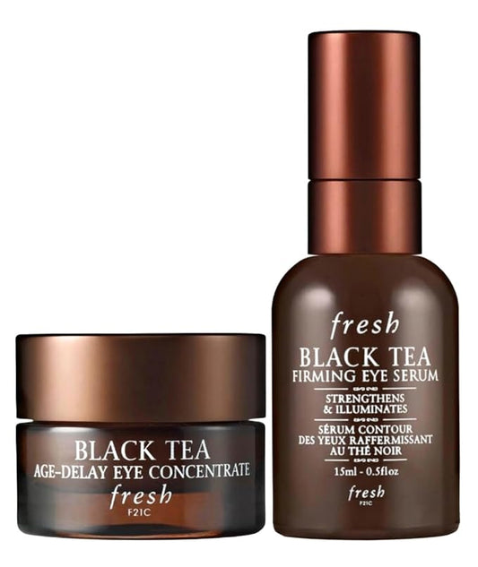 Black Tea Age-Delay Eye Concentrate Cream and Firming Eye Serum .5oz / 15mL-BrightBean Baby