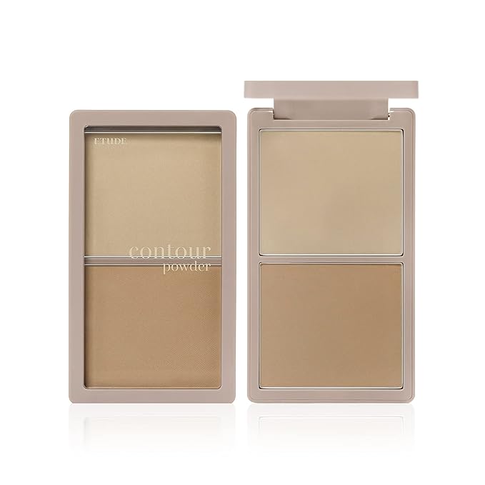 ETUDE Contour Powder 01 Creator (23AD) | Bronzer And Contour Palette To Effortlessly Define The Face Like A Selfie | Smooth, Velety Texture | Natural Look-BrightBean Baby
