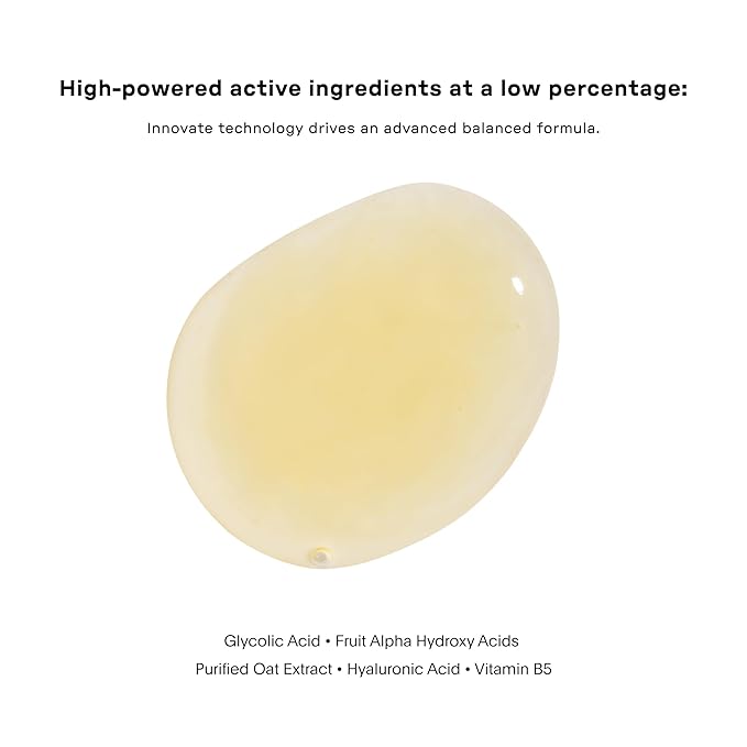 U Beauty Resurfacing Flash Peel Glycolic Acid Exfoliating Serum for Face with Stable Retinol, Hyaluronic Acid, Fruit Alpha Hydroxy Acids, Vitamins C+E - Visibly Improved Density, Lifting -1 fl oz-BrightBean Baby