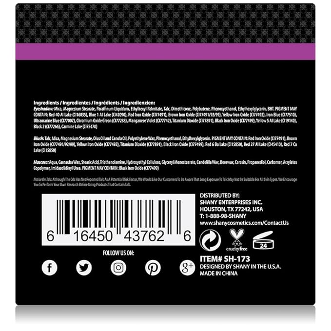 SHANY Timeless Beauty Makeup Kit - 36 Eye Shadow colors, 6 Blushes, Mini Mascara, and Applicators-BrightBean Baby