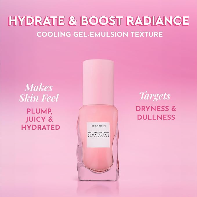 Glow Recipe Back to School Essentials Korean Skin Care Set - Watermelon Fine Mist, Dew Drops, PHA Facial Toner, Pink Juice Moisturizer, Strawberry Blur Drops, Glossy Balm & Compact Mirror (7 Count)-BrightBean Baby