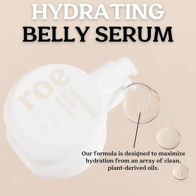 Stretch Mark Belly Serum/Oil for Sensitive Skin with Long and Short-term Hydration, Increases Skin Elasticity and Firmness Reduce Stretch Marks (Belly Serum)-BrightBean Baby