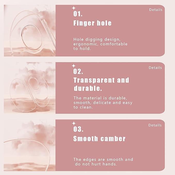 Color Palette can be 180 Degrees fold to Receive Liquid Base Makeup Color Palette Transparent Acrylic Powder Chassis Palette Nail Eyeshadow Eyelash Professional Makeup Color Palette-BrightBean Baby
