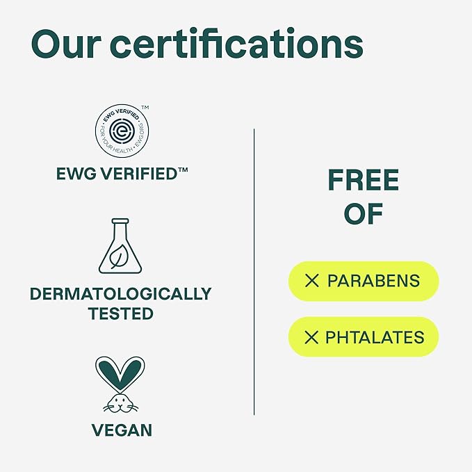 ATTITUDE Body Cream, EWG Verified Moisturizer, Vegan Moisturizing Products For Dry Skin, Dermatologically Tested, Ginseng and Grapeseed Oil, 8 Fl Oz-BrightBean Baby