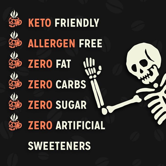 Bones Coffee Company French Vanilla, Creamy Vanilla Flavored Coffee, Medium Roast Low Acid Arabica Beans Compatible with Auto drip and French Press Coffee Maker, 12 Oz Whole Bean