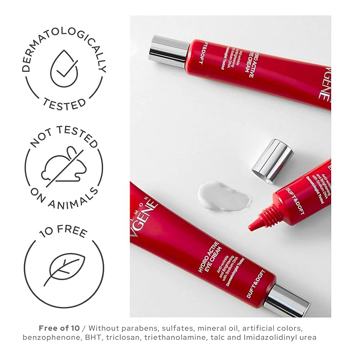 DUFT & DOFT Vgene Hydro Firming Lifting Booster Eye Cream - Anti Wrinkle, Dark Circles, Depuffing with Collagen and Niacinamide 0.9 Fl Oz-BrightBean Baby