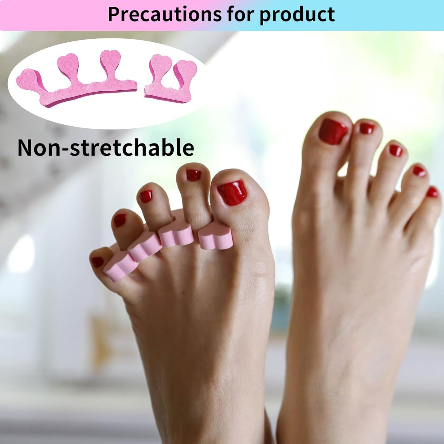 SUNFATT Foam Toe Separators,Toe Spacers for Women,Pedicure Toe Separators for Separating Toenails or Nails,Easy Finger and Toenail Polish Grooming,Soft Foams Pedicure Tools.12pcs-BrightBean Baby