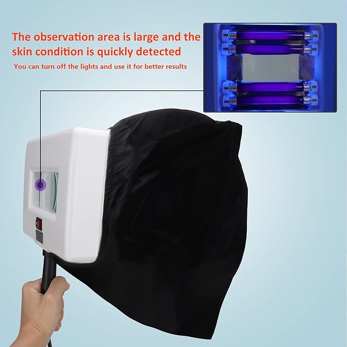 Beauty Star Woods Lamp Skin Analyzer, Professional Esthetician Supplies, Portable SPA Beauty Skin Care Tool-BrightBean Baby