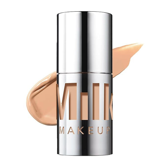 Milk Makeup Future Fluid All Over Cream Concealer, 5W (Fair with Warm Undertones) - 0.28 fl oz - Medium-to-Full Coverage - Up to 12-Hour Wear - Crease-Proof Finish - Vegan, Cruelty Free-BrightBean Baby