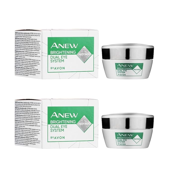 AVON Anew Brightening Dual Eye System 20 ml / 0.66 fl oz (2 pack)-BrightBean Baby