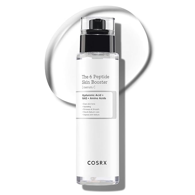 COSRX 6X Peptide Collagen Booster Toner Serum 150mL/5.07 Fl.Oz, Skin Renewal Boosting Facial Essence, Niacinamide & Hyaluronic Acid for All Skin Types, Korean Skincare, Paraben Free-BrightBean Baby