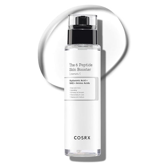 COSRX 6X Peptide Collagen Booster Toner Serum 150mL/5.07 Fl.Oz, Skin Renewal Boosting Facial Essence, Niacinamide & Hyaluronic Acid for All Skin Types, Korean Skincare, Paraben Free-BrightBean Baby