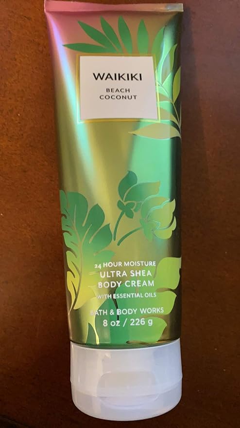 Bath and Body Works WAIKIKI - BEACH COCONUT Ultra Shea Body Cream 8 Ounce (2020 Edition)-BrightBean Baby