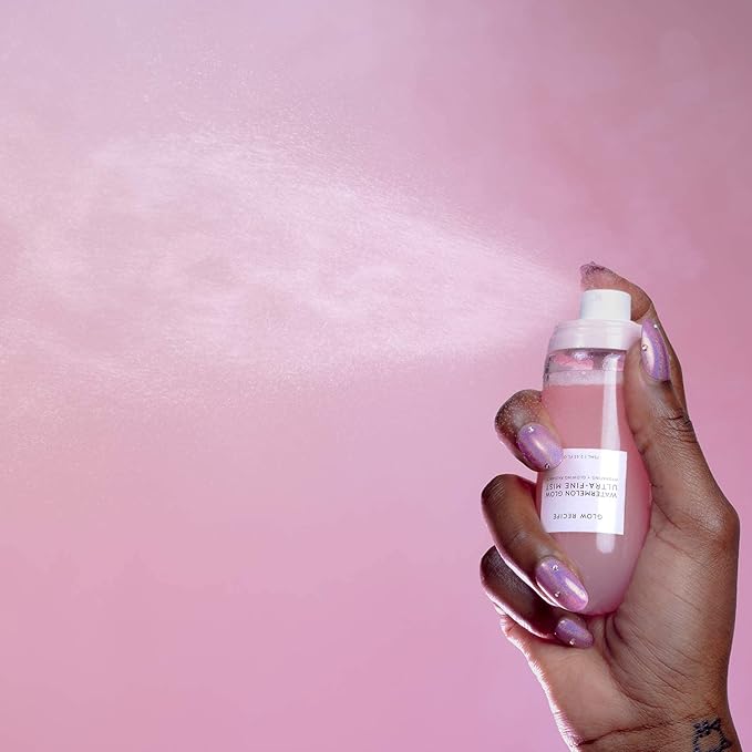 Glow Recipe Back to School Essentials Korean Skin Care Set - Watermelon Fine Mist, Dew Drops, PHA Facial Toner, Pink Juice Moisturizer, Strawberry Blur Drops, Glossy Balm & Compact Mirror (7 Count)-BrightBean Baby