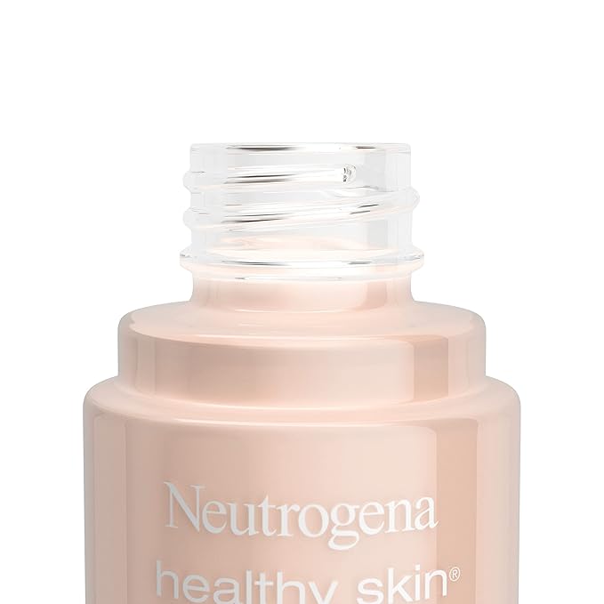 Neutrogena Healthy Skin Liquid Makeup Foundation with Broad Spectrum SPF 20 Sunscreen, Medium Coverage Foundation with Nourishing Pro-Vitamin B5, Natural Ivory 20, 1 fl. oz-BrightBean Baby