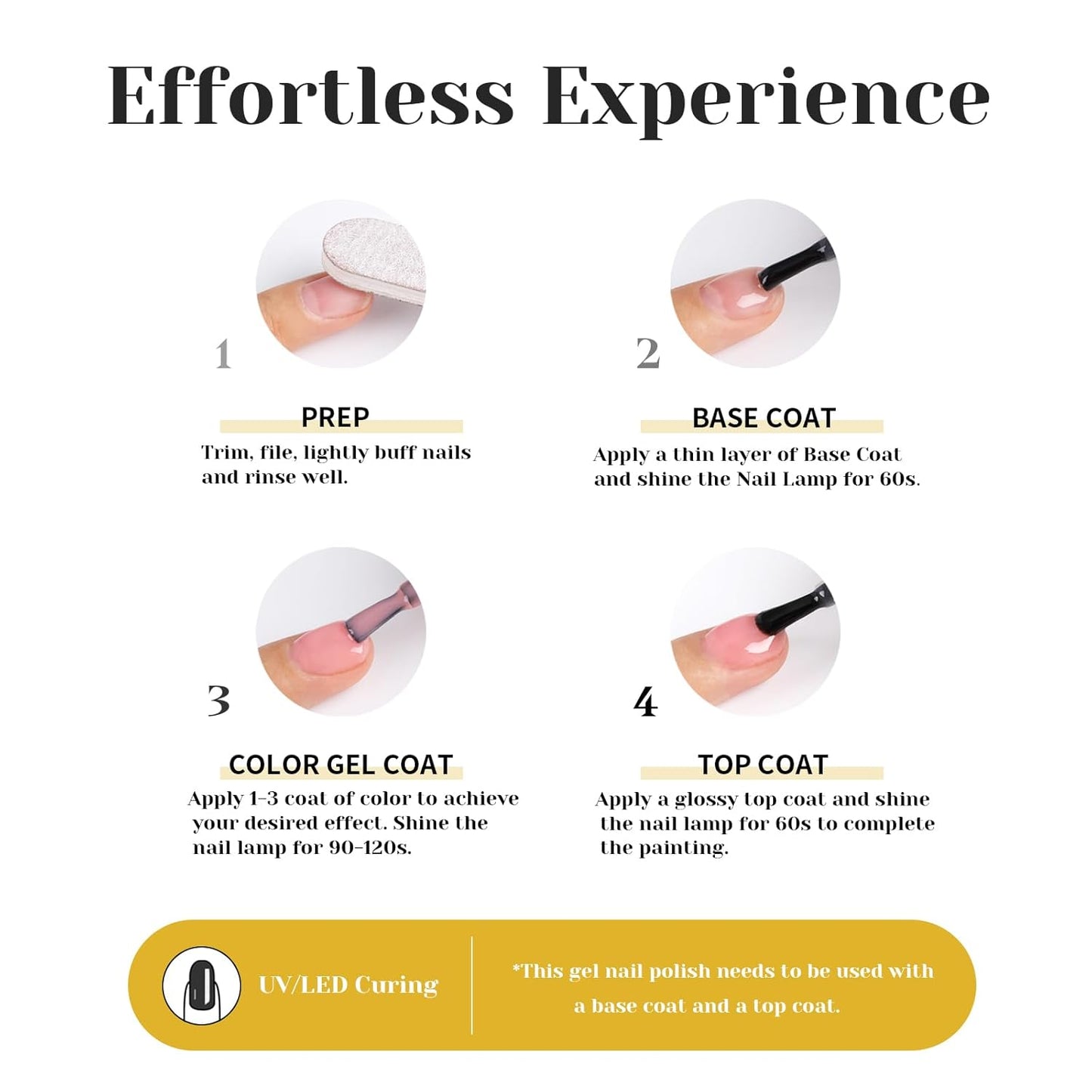 Gold Metallic Glitter Gel Polish,15ml UV/LED Soak Off Sparkly Gold Yellow Chrome Gel Nail Polish Kit for Manicure Salon or DIY Nail Art at Home,Party Holiday Color Gel Gift - GP0089-BrightBean Baby