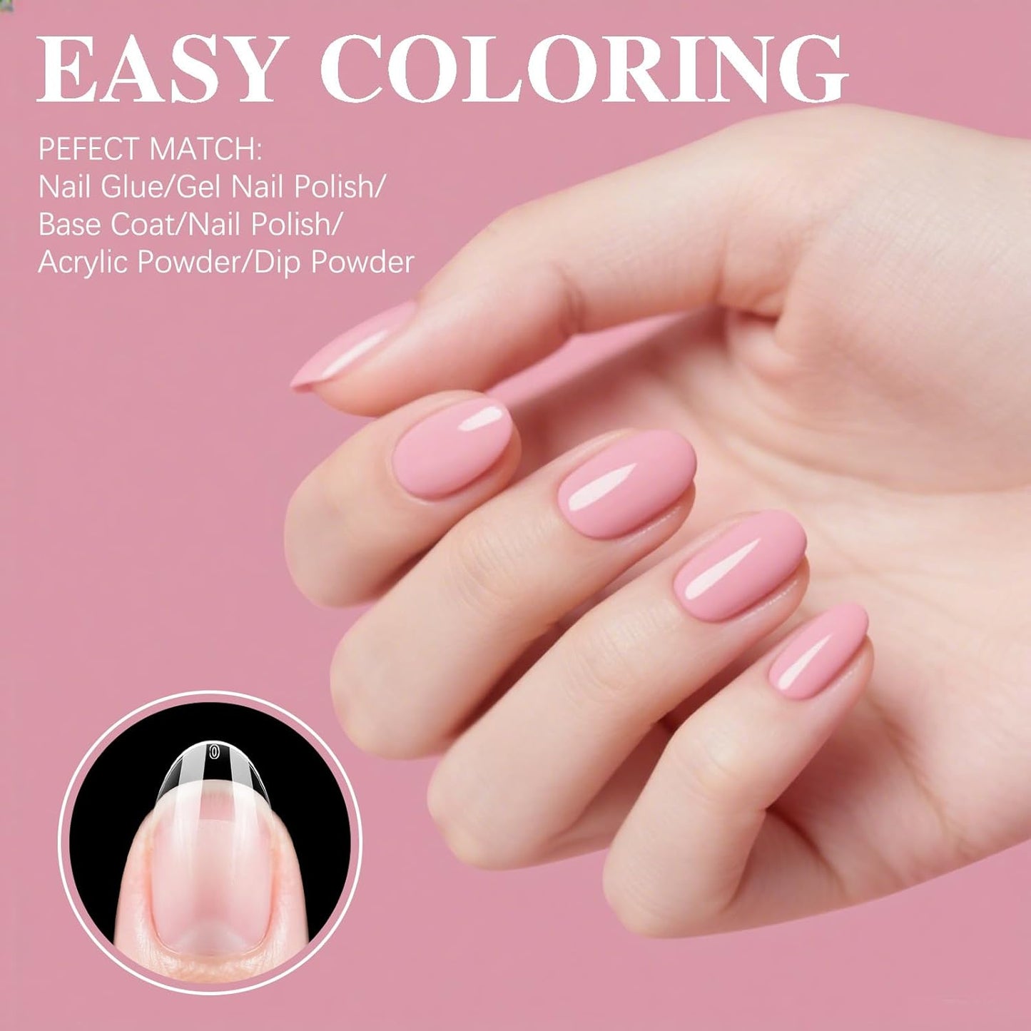 Extra Short Almond Nail Tips, SSWSBYKE 300pcs 15 Sizes Gel Acrylic Nail Tips for Full Cover Pre-Shaped Fake Nails Tips Half Matte Press On Nails for Extension Home DIY Salon-BrightBean Baby