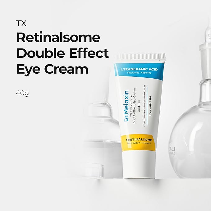 TX Retinalsome Eye Cream with Adenosine Niacinamide for Fine Lines, Wrinkles & Dark Spots | Daily Anti-Aging Under Eye Care | 40g - Korean Skincare-BrightBean Baby