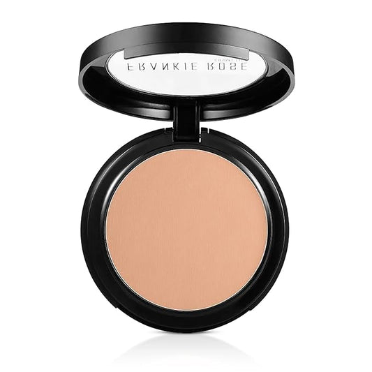 Frankie Rose Cosmetics Powder Foundation – Full Coverage Face Powder For Pores & Imperfections, Evens Out Skin Tone & Shine-Control | 58 Grams (Buff)-BrightBean Baby