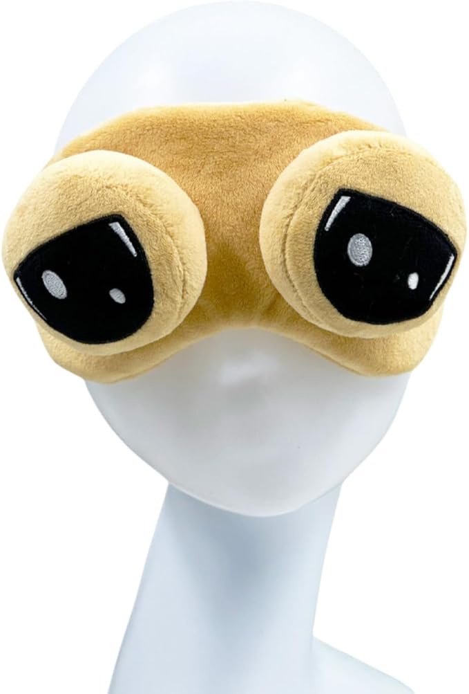 Cooling Eye Mask for Sleeping, Cute Alien Plush Sleep Eye Mask with Adjustable Strap and Built-in ice Pack for Kids & Adults, Cold Under Eye Mask for Travel, Meditation, Relaxation, and Sleep-BrightBean Baby