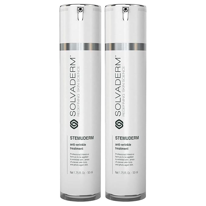 Stemuderm Face & Eye Cream - Anti Aging Skincare - Daily Moisturizer for Fine Lines, Wrinkles & Eyebags - Supports Production of Collagen & Elastin - Organic Stem Cell Complex - 1.7 oz (Pack of 2)-BrightBean Baby