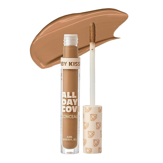 Ruby Kisses All Day Concealer Lightweight Full Coverage Multi-Use Concealer 0.13 Fl Oz (Cappuccino)-BrightBean Baby