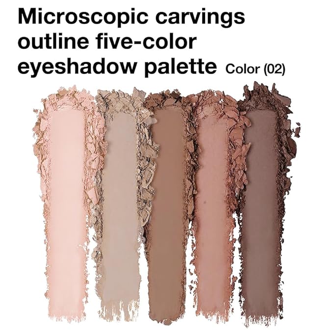 5 Colors Matte Nude Eyeshadow Makeup Palette, Nude Pink Brown Taupe Neutral Matte Smokey Cream Mini Eye Shadow Palette Makeup for Older Women Blue Green Eyes, Contour Make up Palettes sombras de ojos-BrightBean Baby