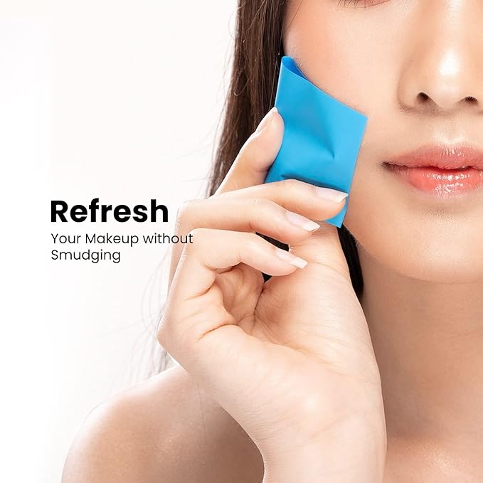 ROSELYNBOUTIQUE Oil Blotting Sheets for Face - 200 Organic Premium Flexible Silky Blotting Sheets Instant Oil-Absorbing Remove Excess Oil & Shine Oil Control Films-BrightBean Baby