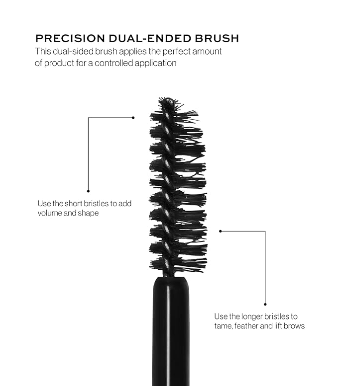MAKE Beauty Infinite Hold Brow Tint. Brown Eyebrow Gel with Brush. Sculpt, Define, and Set Eyebrows - All-Day Wear-BrightBean Baby