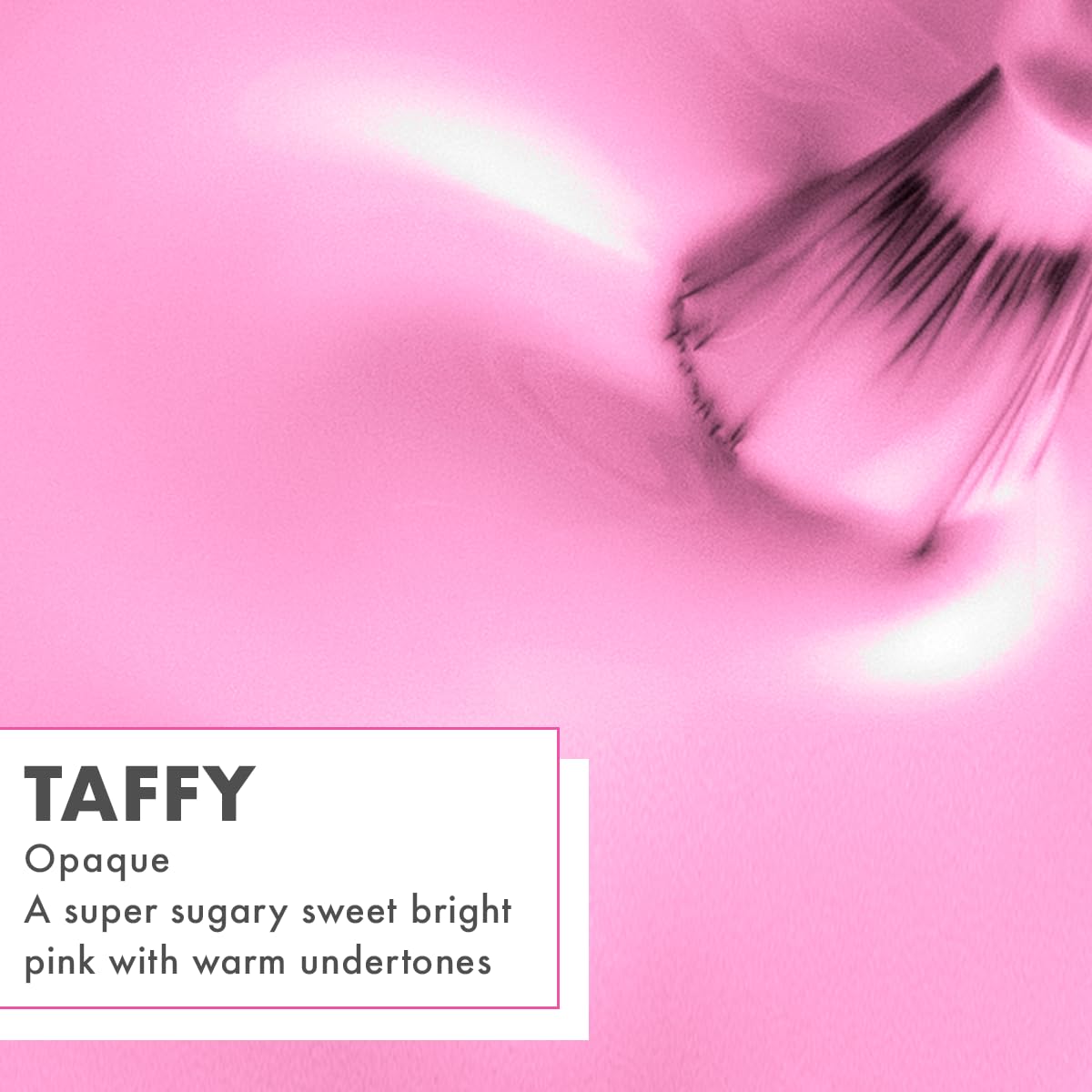 Olive & June Quick Dry Nail Polish | Instant, Fast-Drying, Smudgeproof Color | 15-free, Vegan, Cruelty-Free Formula | Lasts up to 5 Days | Salon-Quality Manicure, Pedicure at Home | Taffy Bright Pink-BrightBean Baby