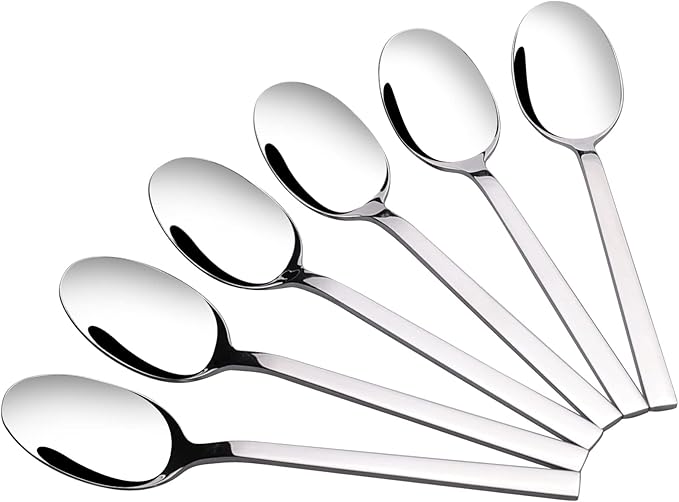 Stainless Steel Dinner Spoons, Tablespoons Set of 12