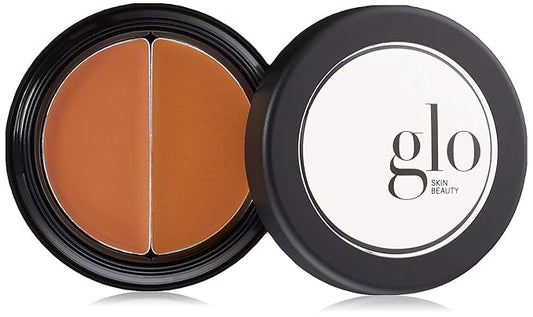 Glo Skin Beauty Under Eye Concealer Makeup with Duo Shades for Custom Blending - Corrects & Conceals Dark Circles & Redness - Buildable Longwearing Coverage (Tawny)-BrightBean Baby