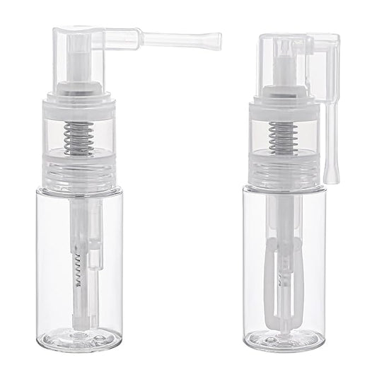 2 Pcs Empty Powder Spray Bottle, Cake Glitter Spray Bottle, Makeup Powder Spray Bottle, Barber Spray Bottle, Dry Powder Spray Bottle for Makeup Powder, Dusting, Glitter, Dry Cleaning Powder, Crafts-BrightBean Baby
