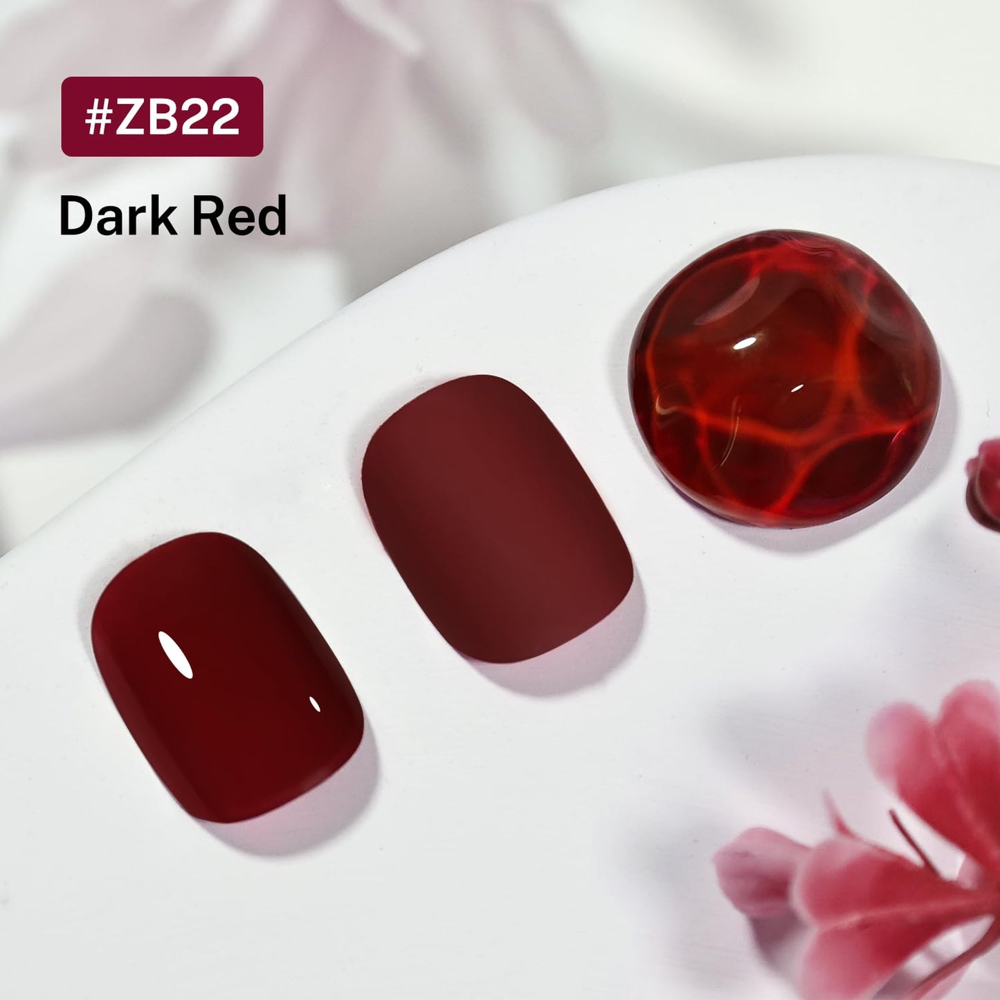 16.5ml Dark Red Nail Polish Large Volume Quick Dry Nail Polish, Long Lasting Shine, Fingernail Toenail Nail Art DIY Home Travel Nail Art Gift-BrightBean Baby