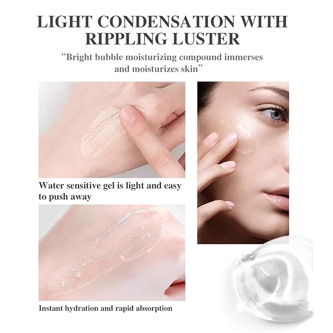 UCANBE Makeup Setting Spray + Face Primer + Make Up Sponge, Gel-Based Hydrating Primer, Lightweight, Long Lasting Matte Finishing Spray,Beauty Blender Set-BrightBean Baby