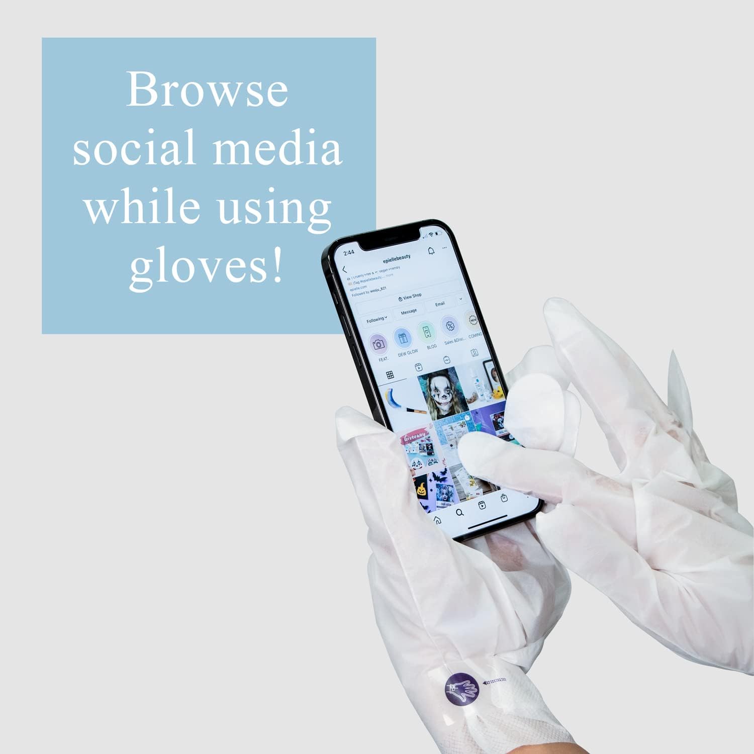 Epielle Hydrating & Moisturizing Hand & Foot Masks 12 Pairs, Relieve and Soften Dry Hands & Cracked Heels with Shea Butter & Sunflower Seed Oil, Korean Skin Care, Spa Set, Self Care Gifts for Women-BrightBean Baby