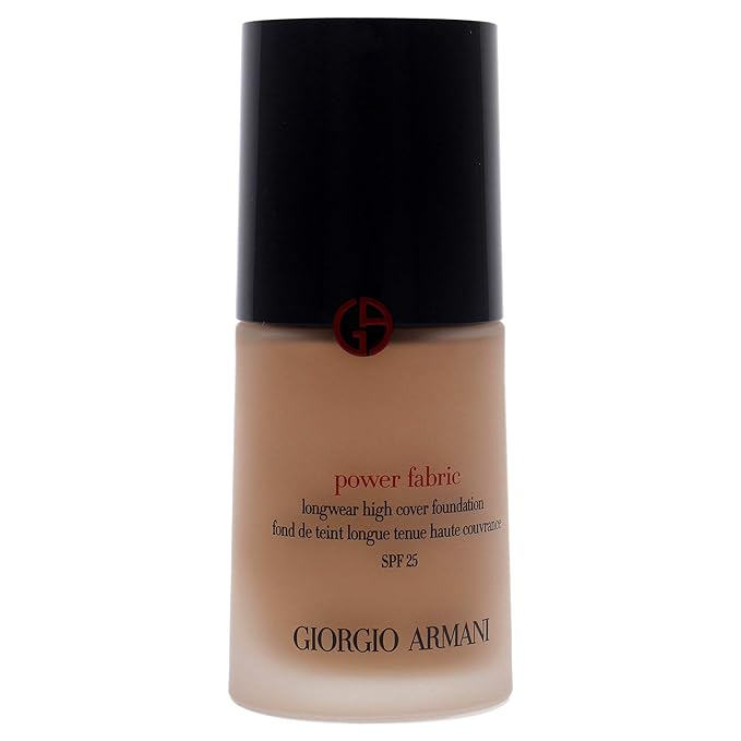 Giorgio Armani Power Fabric Longwear High Cover Foundation SPF 25 - 4.75 Women Foundation 1 oz-BrightBean Baby