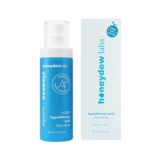 Hypochlorous Acid Spray – Eyelid Cleanser, HOCl Face & Skin Mist for Acne, Eczema & Irritation – Multi-Purpose Skin Repair – Post-Workout, Scalp & Sensitive Skin, Travel Size - 2 oz-BrightBean Baby