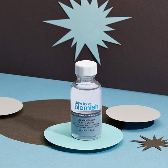 Bye Bye Blemish Drying Lotion Volcanic Ash | Acne Drying Solution To Assist With Blemish Prevention | 1 Fl. Oz.-BrightBean Baby