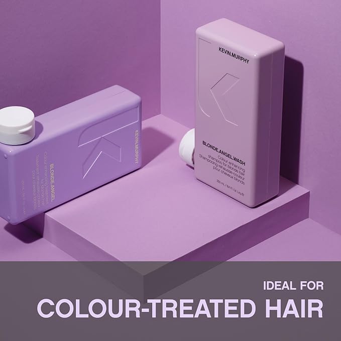 KEVIN.MURPHY BLONDE.ANGEL.WASH - Blonde Shampoo - Purple Shampoo for Blonde & Grey Hair - Colour Enhancement Hair Care - Colour Safe - Paraben & Sulphate Free - 250 mL /8.4 fl oz-BrightBean Baby