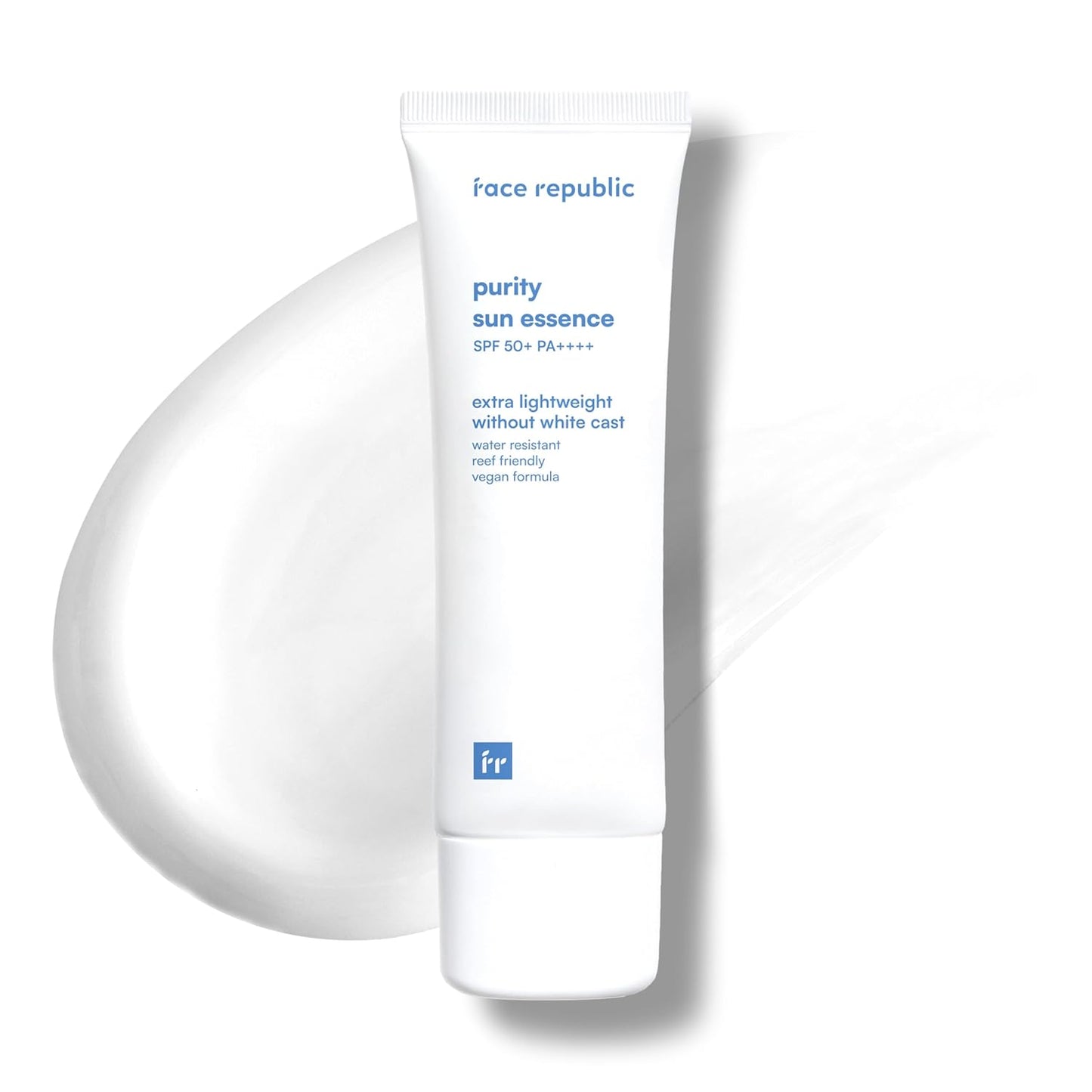 Face Republic Purity Sun Essence 50ml 1.69fl.oz. | SPF50+ Broad Spectrum UV Protection | No White Cast | Water Resistant | Vegan Certified, Reef Safe, Cruelty Free | Non-greasy | Korean Skin Care-BrightBean Baby