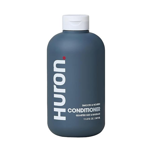 Huron Men’s Conditioner - Lightweight, Hydrating Conditioner - Eliminates Frizzy Hair, Moisturizes, & Restores Shine - Clean & Invigorating Scent - 100% Vegan Ingredients & Cruelty-Free - 11.8 Fl Oz-BrightBean Baby