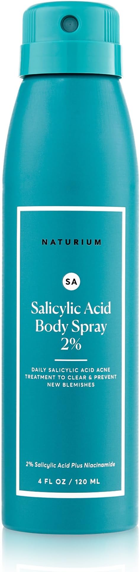 Naturium Salicylic Acid Body Spray 2%, Blemish-Fighting & Pore Treatment, with Niacinamide Plus Encapsulated Salicylic Acid, 4 oz-BrightBean Baby
